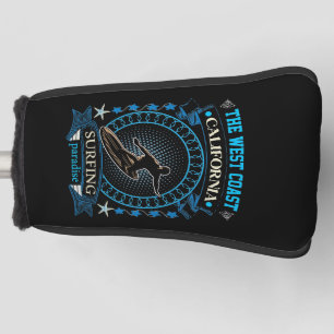 The West Coast California Surfing Golf Head Cover