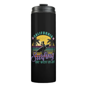 The West Coast - California Surfing Thermal Tumbler