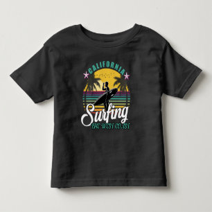 The West Coast - California Surfing Toddler T-shir T-shirt