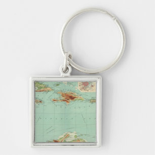 The West Indies 2 Keychain