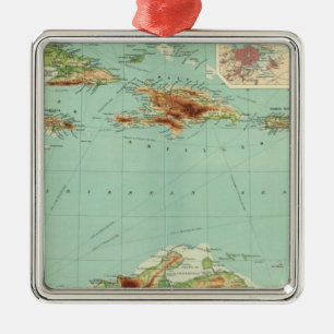 The West Indies 2 Metal Ornament
