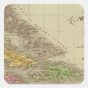 The West Indies Square Sticker