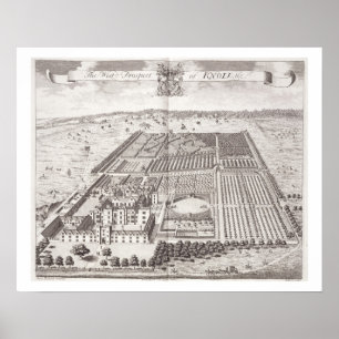 The West Prospect of Knole, from 'Thirty Six Diffe Poster