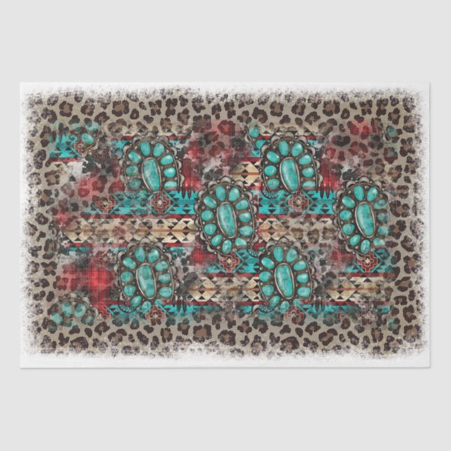 The Western Series Design 24 Tissue Paper (Front)