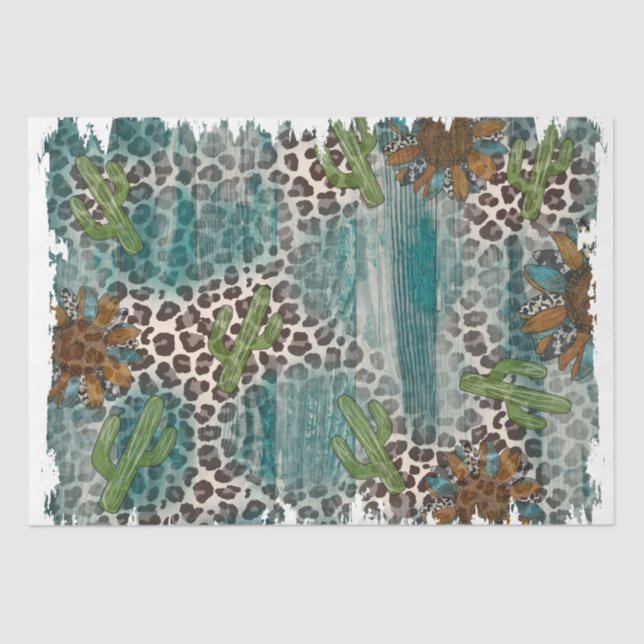 The Western Series Design 7 Tissue Paper (Front)