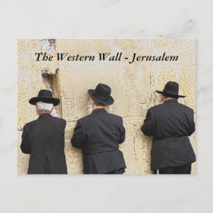 The Western Wall - Jerusalem Postcard