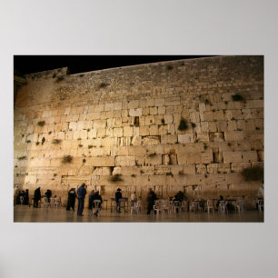 The Western Wall, Jerusalem Poster