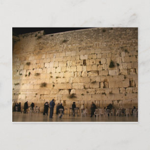The Western Wall (Kotel), Jerusalem Postcard