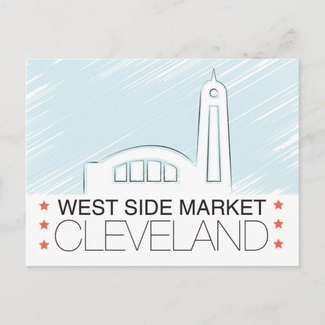 The Westside Market of Cleveland Postcard (Front)
