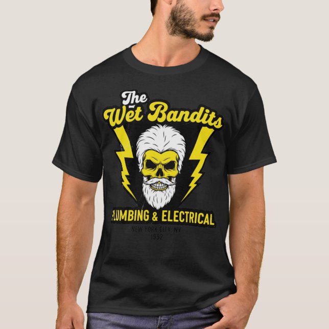 The Wet Bandits Funny T-Shirt (Front)