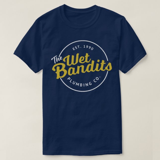 The Wet Bandits Plumbing Co Est 1990 T-Shirt (Design Front)