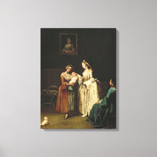 The Wet-Nurse Canvas Print