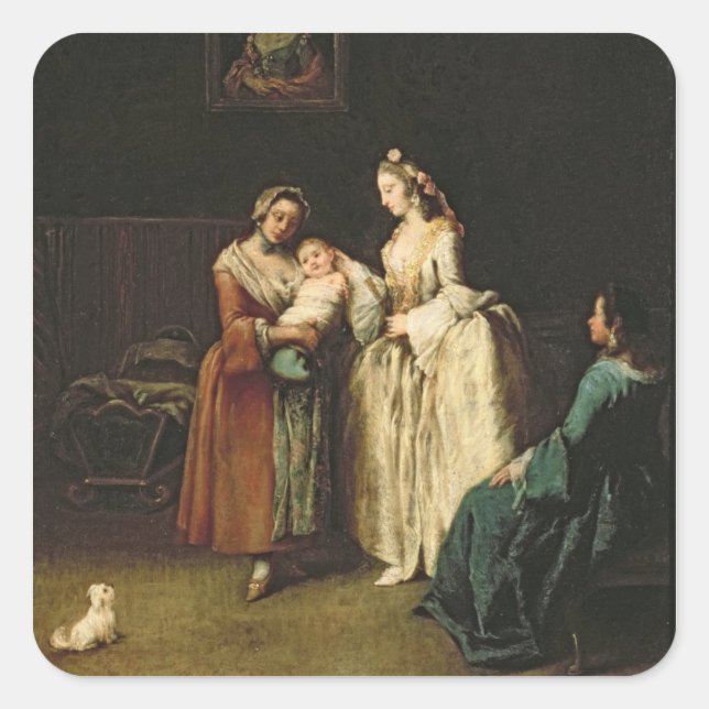 The Wet-Nurse Square Sticker (Front)