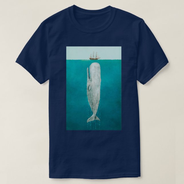 The Whale Full Length 2 T-Shirt (Design Front)