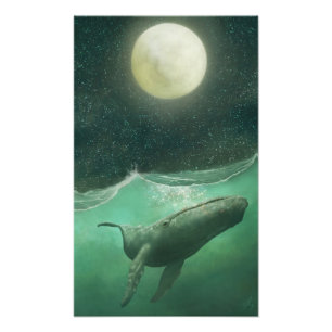 The Whale & the Moon Photo Print