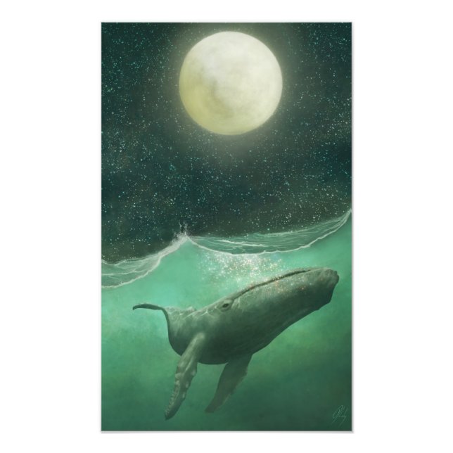 The Whale & the Moon Photo Print (Front)