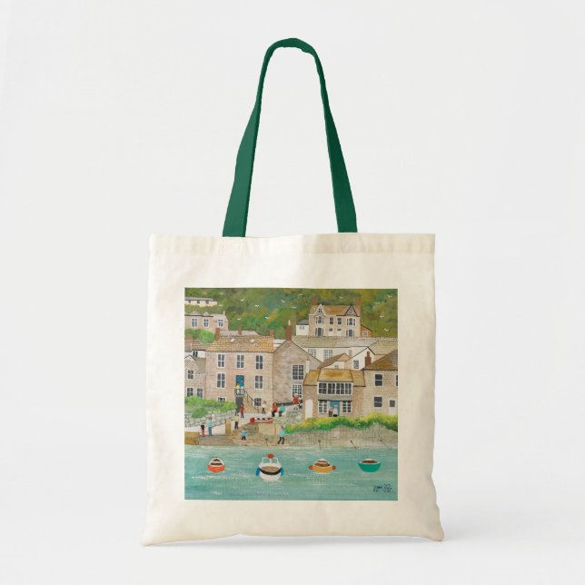 The Wharf at Mousehole Tote Bag (Front)