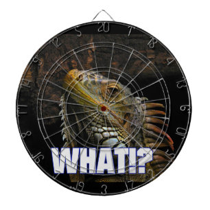 The What!? Iguana Dartboard