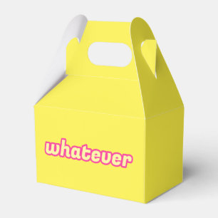 The 'Whatever' Art Favor Box