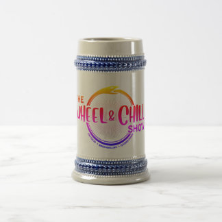 The Wheel & Chill Show Rainbow Logo Stein