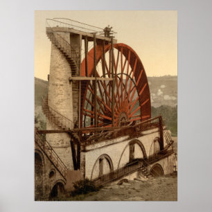 The Wheel, Laxey, Isle of Man, Archival Print