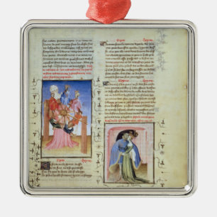 The Wheel of Fortune and the Treachery Metal Ornament