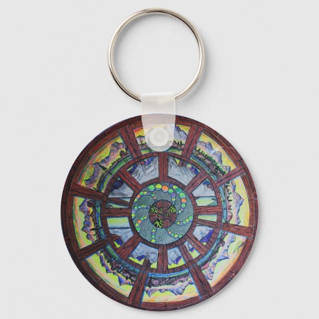 The Wheel of Time Gift Line Keychain (Front)