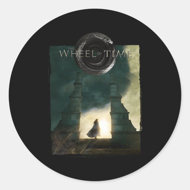 The Wheel Of Time Way Gate Classic Round Sticker (Front)
