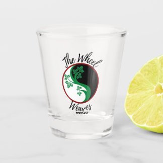 The Wheel Weaves Podcast Shot Glass