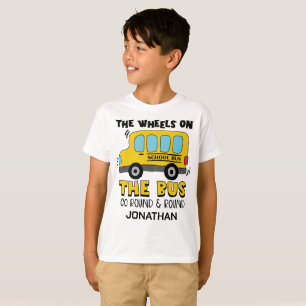 The Wheels on the Bus Go Round & Rount T-Shirt