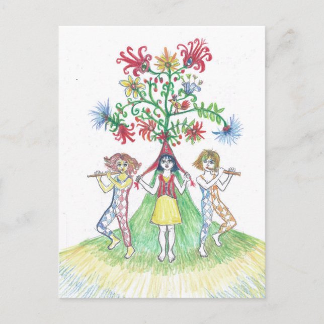 The Whimsical Tree Postcard (Front)