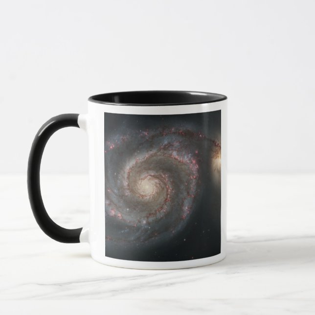 The whirlpool galaxy (M51) and companion galaxy Mug (Left)