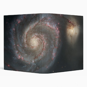 The Whirlpool Galaxy M51 & Companion in Space Binder