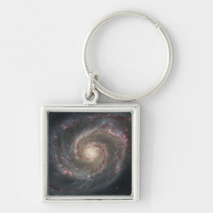 The Whirlpool Galaxy M51 & Companion in Space Keychain