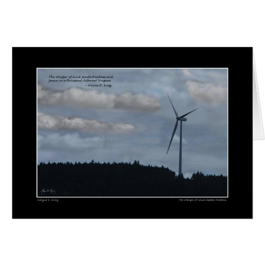 The Whisper of Wind Greeting Card