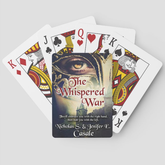 The Whispered War Playing Deck Cards (Back)