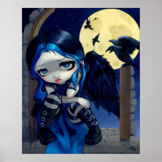 The Whispered Word Lenore ART PRINT gothic fairy