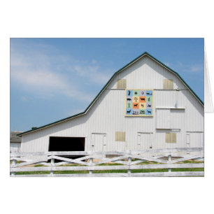 The White Barn with a Quilt