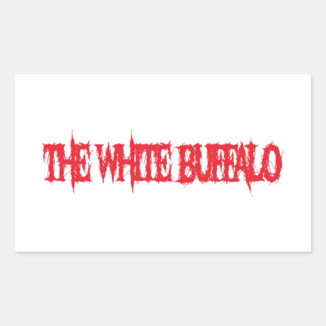 the white buffalo band sticker (Front)