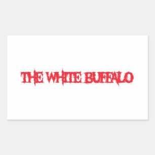 the white buffalo band sticker