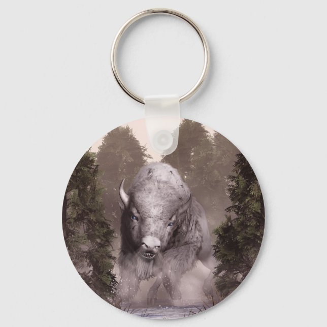 The White Buffalo Keychain (Front)