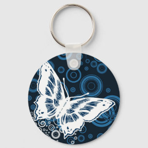 The White Butterfly Keychain