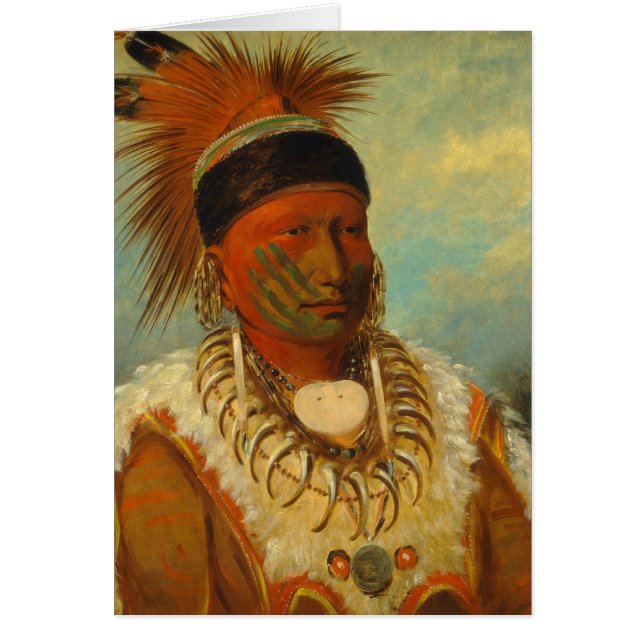 The White Cloud, Head Chief of the Iowas (Front)