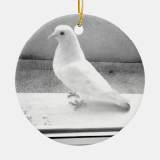 The White Dove Ceramic Ornament
