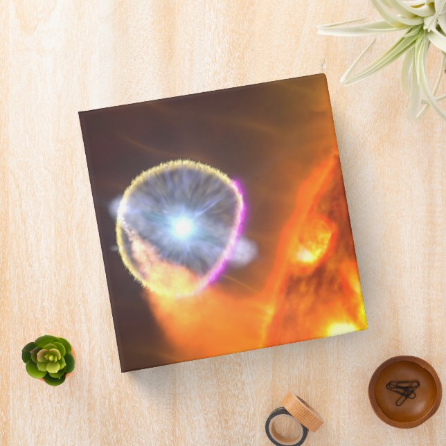 The White Dwarf Star In V407 Cygni Binder (In Situ)