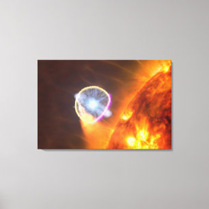 The White Dwarf Star In V407 Cygni Canvas Print
