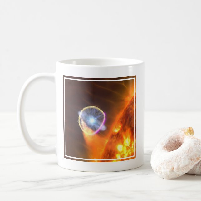 The White Dwarf Star In V407 Cygni Coffee Mug (With Donut)