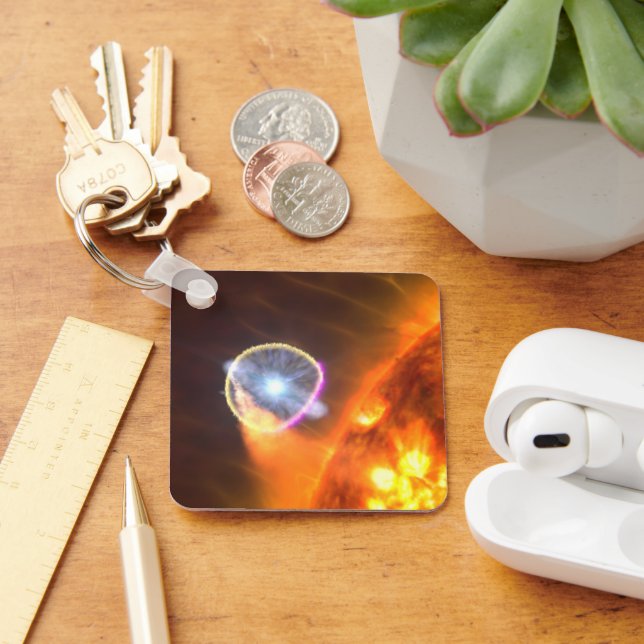 The White Dwarf Star In V407 Cygni Keychain (Desk)