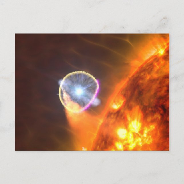 The White Dwarf Star In V407 Cygni Postcard (Front)