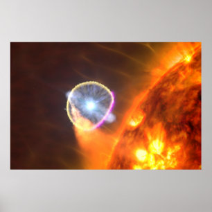 The White Dwarf Star In V407 Cygni Poster